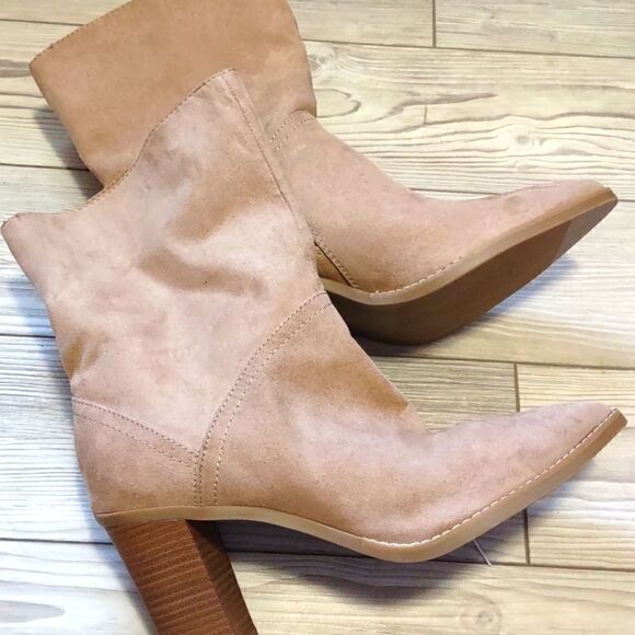 (50-0887) Universal Thread Taupe Elaine Mid Shaft Boots Size 11 - Picture 9 of 11